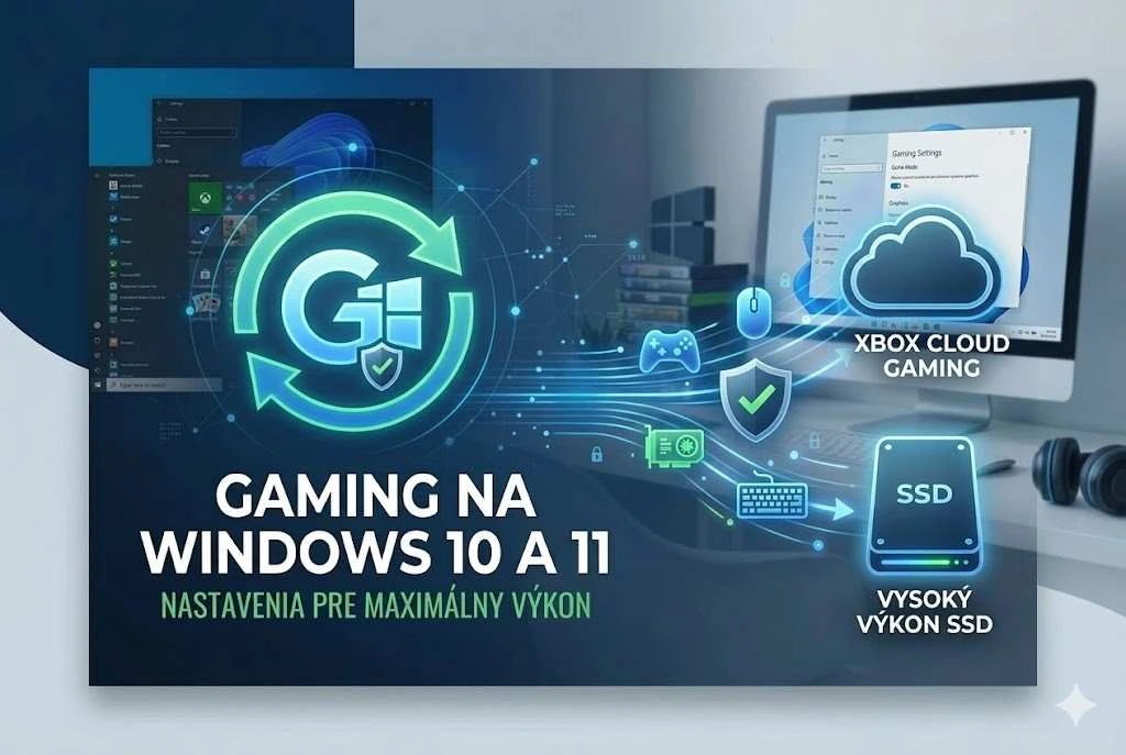 Gaming na Windows 10 a 11: Kompletný návod na nastavenia pre maximálny výkon (2026)