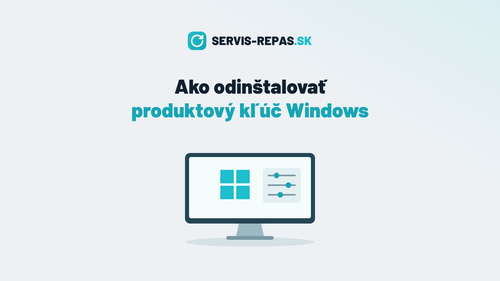 Ako odinštalovať produktový kľúč Windows