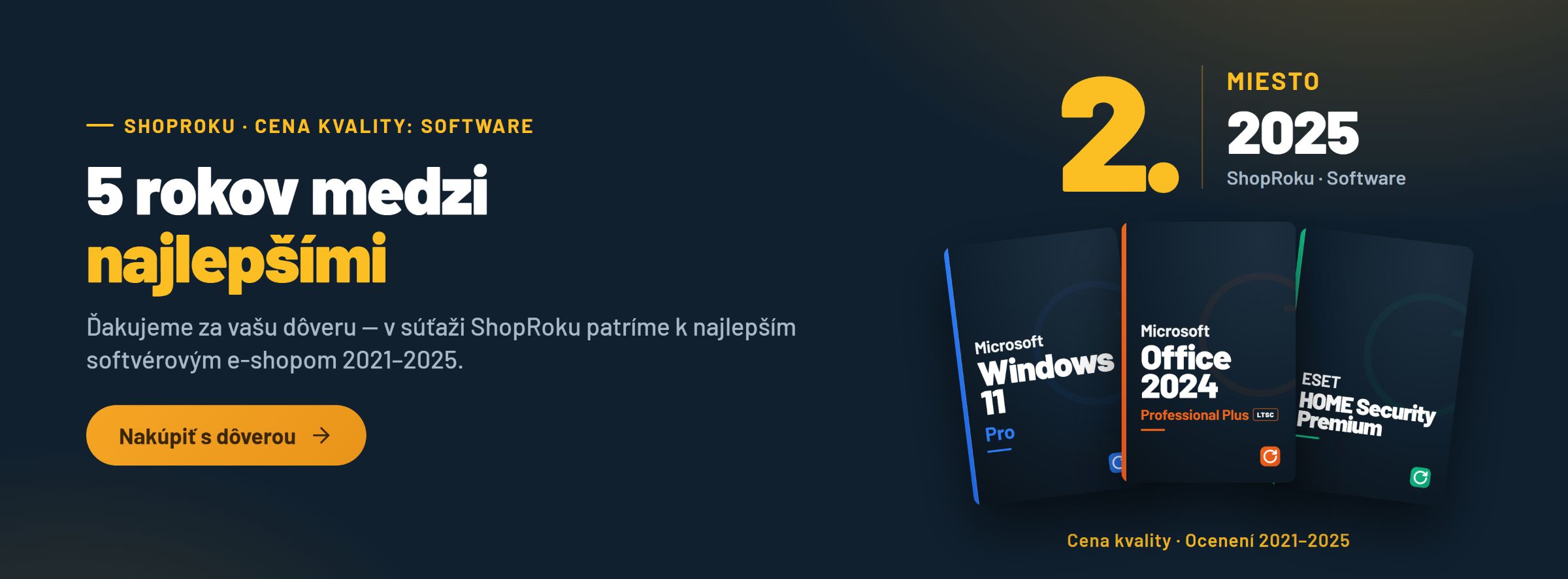 Servis Repas – ShopRoku, 2. miesto v kategórii Software za rok 2025