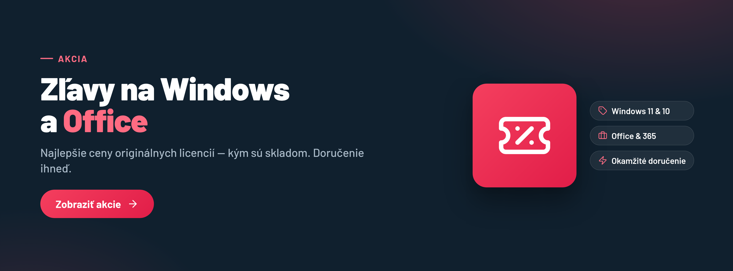 Zľavy na Windows a Office, najlepšie ceny kým sú skladom