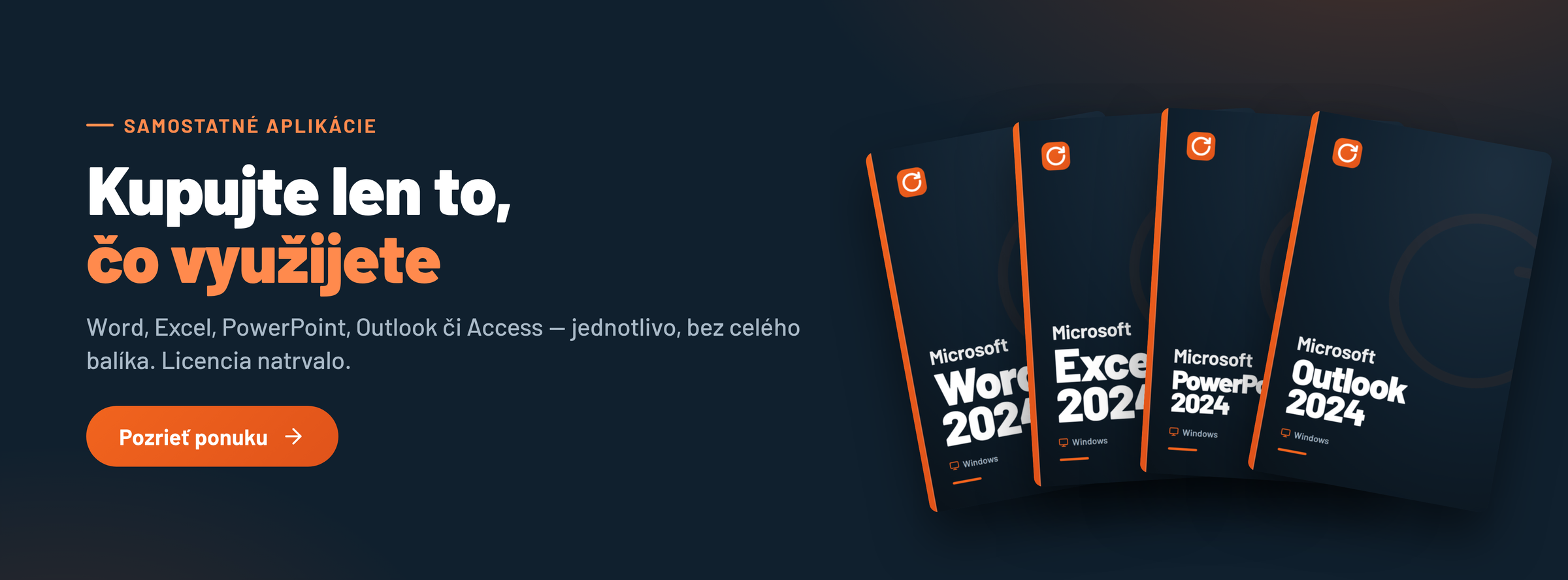 Samostatné aplikácie z balíkov office !