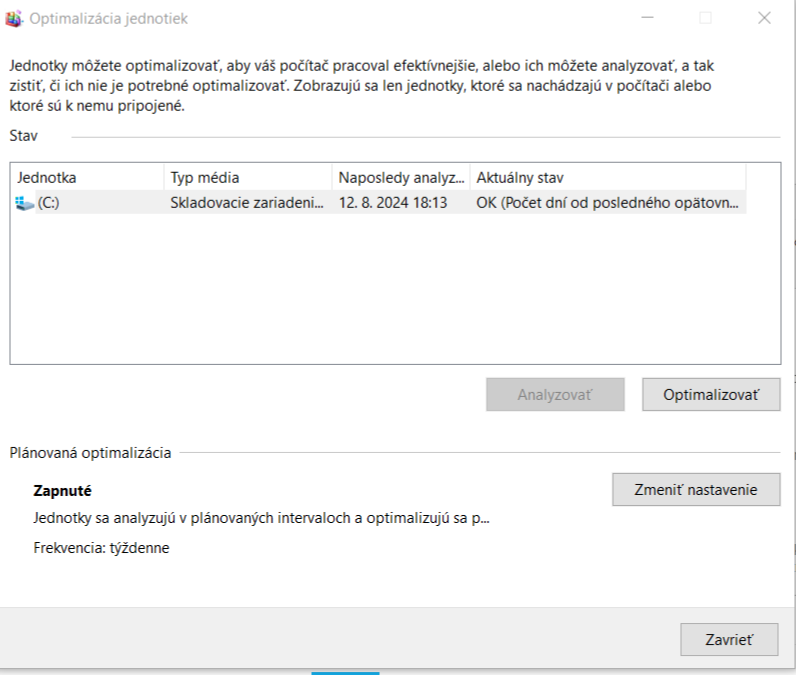 defragmentacia