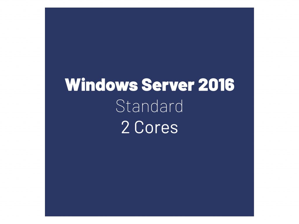 Windows Server 2016 Standard 2 Cores