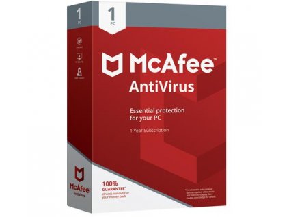 McAfee Antivirus 2020 1 Zariadenie 12 mes.