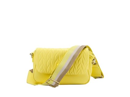 ARA dámská elegantní crossbody kabelka žlutá syntetická | 16-21702-59