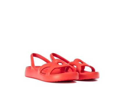WONDERS dámské sandály ultralehké syntetické červené | GLUB COLOR ROJO