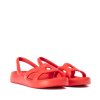 WONDERS dámské sandály ultralehké syntetické červené | GLUB COLOR ROJO