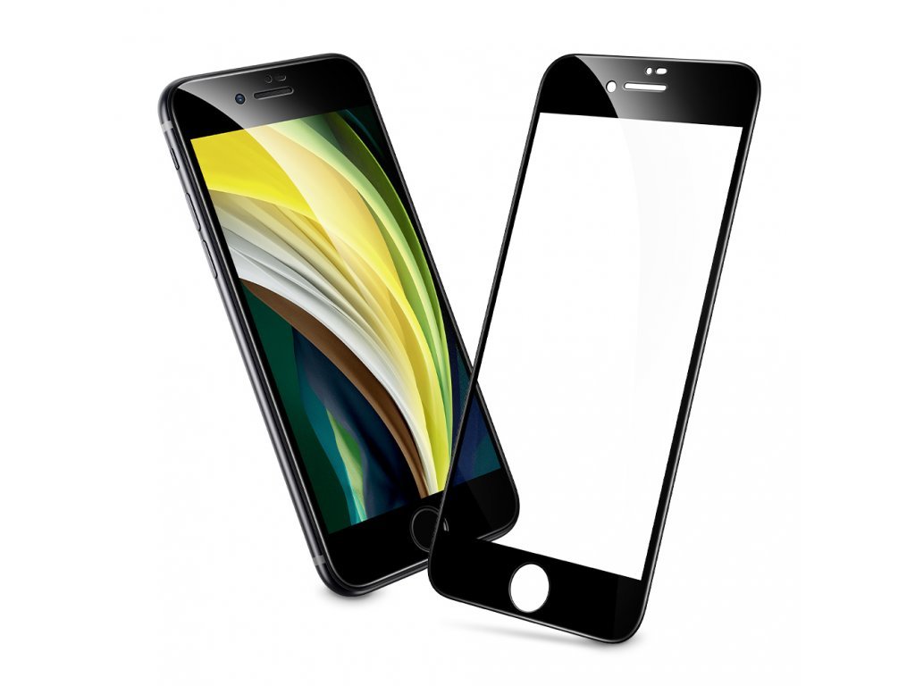 29189 ochranne tvrzene sklo pro iphone 7 8 se 2020 esr screen shield 3d black