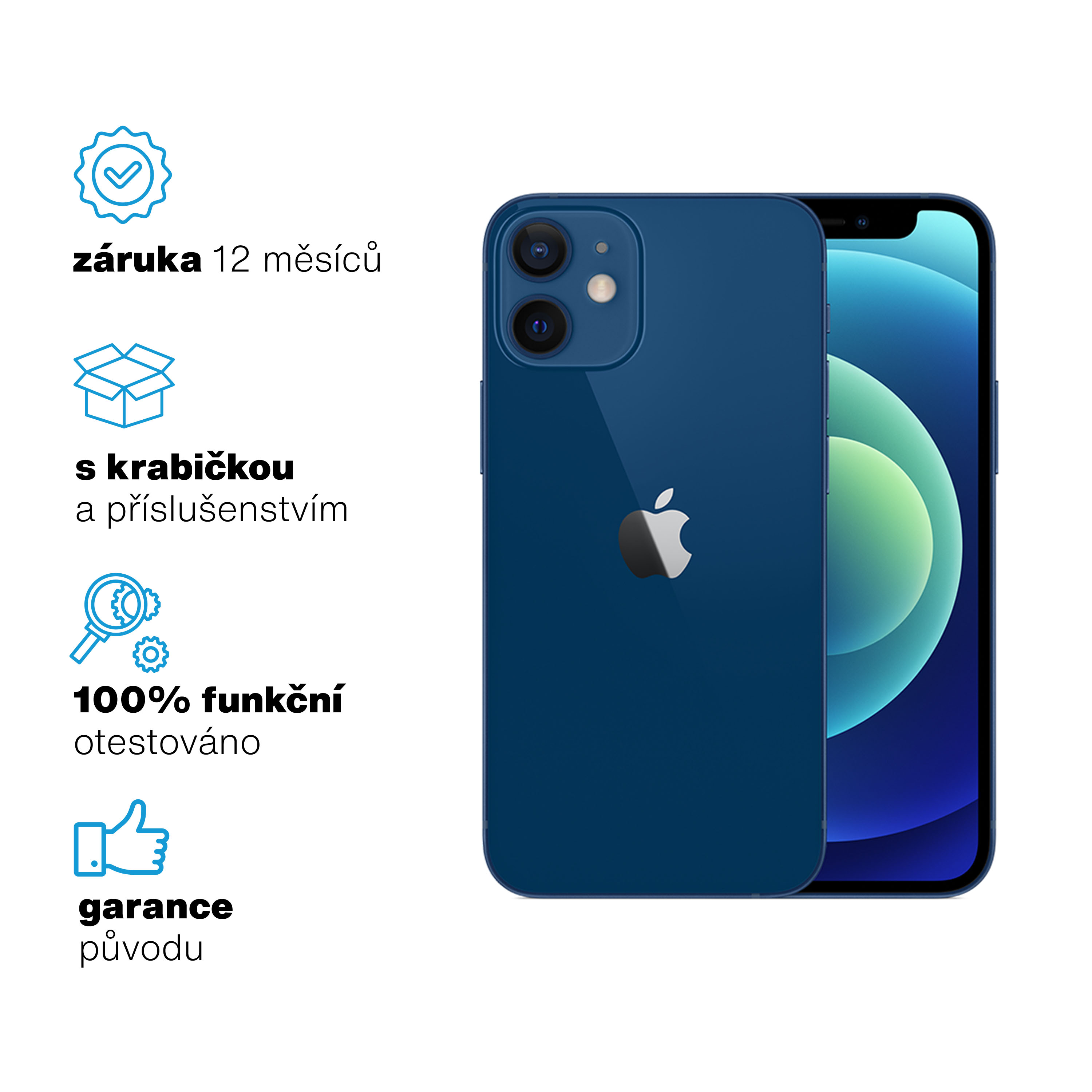 iPhone 12 mini 64GB blue - shopmobile.cz