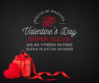 📢 Valentýnská akce v Shopmobile.cz! 🔋❤️ 🌹 Láska na první nabití! 🌹 Dopřejte svému iPhonu novou energii s -40 % slevou na...
