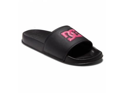 Šľapky DC, Slide black/crazy pink 2022 dámske