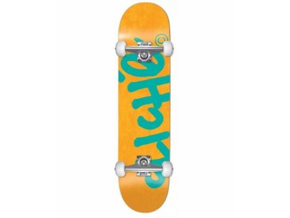 Skate komplet Cliché Handwritten FP Complete orange/teal 2022