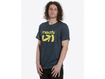 Triko Meatfly Podium navy heather