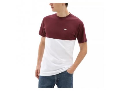 Triko Vans Colorblock white/port royal 2021