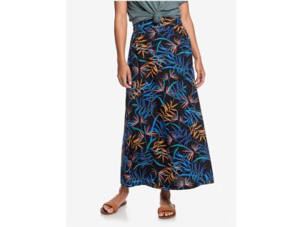 Sukně Roxy Tropical Chancer 078 kvj9 anthracite wild leaves 2020 dámská