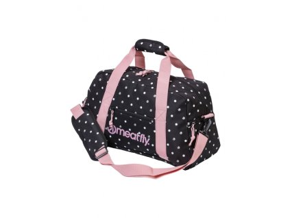 Cestovná taška Meatfly Mavis black dots 26L 2025