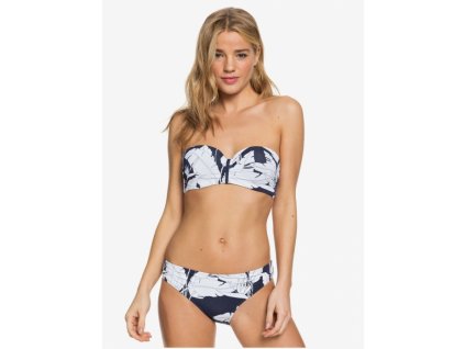 Plavky Roxy Printed Beach Classics - Bandeau 375 bsp6 mood indigo flying flo 2020 dámské