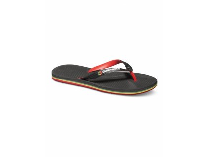 Žabky Quiksilver Haleiwa Deluxe 067 xkrg black/red/green 2015