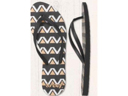 Žabky Reef Skinny Recife black/native 2013 dámske