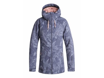 Bunda Roxy Valley 161 bqy6 crown blue washed floral 2018/19 dámska