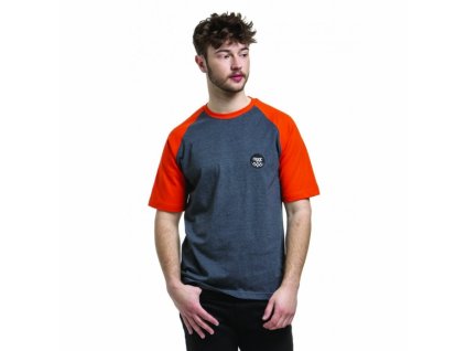 Tričko Nugget Asset C heather steel/red orange 2019