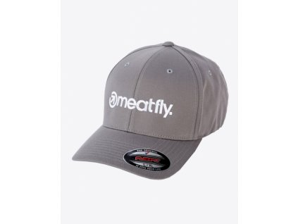 Kšiltovka Meatfly Brand Flexfit grey 2023