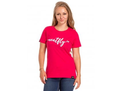 Triko Meatfly Luna hot pink 2023 dámské