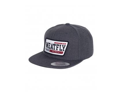 Kšiltovka Meatfly Hornet Snapback racing dark grey 2023
