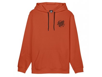 Santa Cruz Mens Erode Dot Mono Hood Terracotta B