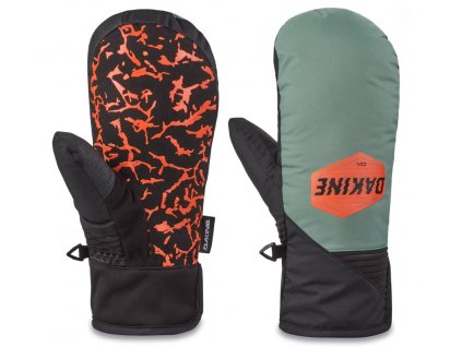 Rukavice Dakine Crossfire Mitt dark forest/orange 2023/24