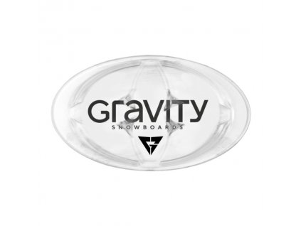 grip gravity logo mat clear black