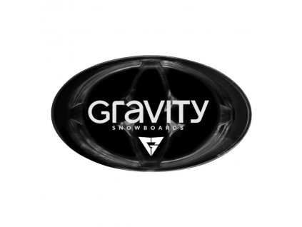 grip gravity logo mat black white
