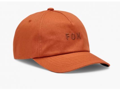 Kšiltovka Fox, Wordmark Adjustable atomic orange 2024