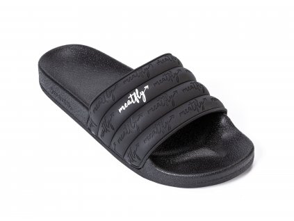 Šľapky Meatfly, Hudson black stripes 2024 dámske