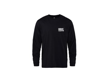 Tričko Horsefeathers, Distort LS black 2024/25