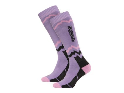 Dámské snowboardové ponožky/podkolenky Horsefeathers Mitzi light grape 2024/25