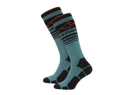 Snowboardové ponožky/podkolienky Horsefeathers Shaun blue haze 2024/25