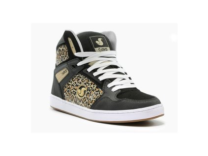 Topánky DVS, Honcho black/white/printed/nubuck 2024/25 dámske