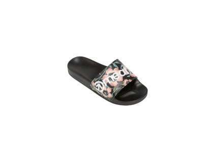 Pantofle Meatfly, Hudson Sandals Ladies pink flowers 2025 dámské
