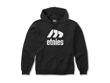 Elastic origin FA25 ICON E HOODIE BLACK WHITE