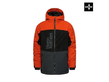 Dětská zimní bunda Horsefeathers, Juno lava red 2025/26