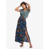 Sukňa Roxy Tropical Chancer 078 kvj9 anthracite wild leaves 2020 dámska