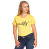 Tričko Meatfly Luna light yellow 2023 dámske