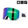 Snowboardové Brýle Horsefeathers Colt white/mirror green 2023/24