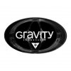 grip gravity logo mat black white