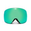 Snowboardové okuliare Horsefeathers, Scout black/mirror green 2025/26