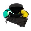 Snowboardové brýle Horsefeathers, Scout black/mirror green 2025/26
