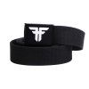 FMU1CI02 TRADEMARK NYLON BELT BLACK WHITE 1