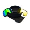 Snowboardové okuliare Horsefeathers, Huck black/mirror green 2025/26