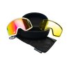 Snowboardové okuliare Horsefeathers, Huck white/mirror pink 2025/26